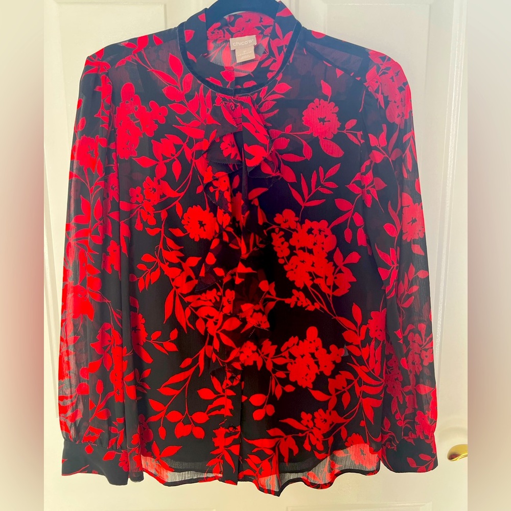 Chico’s button up blouse